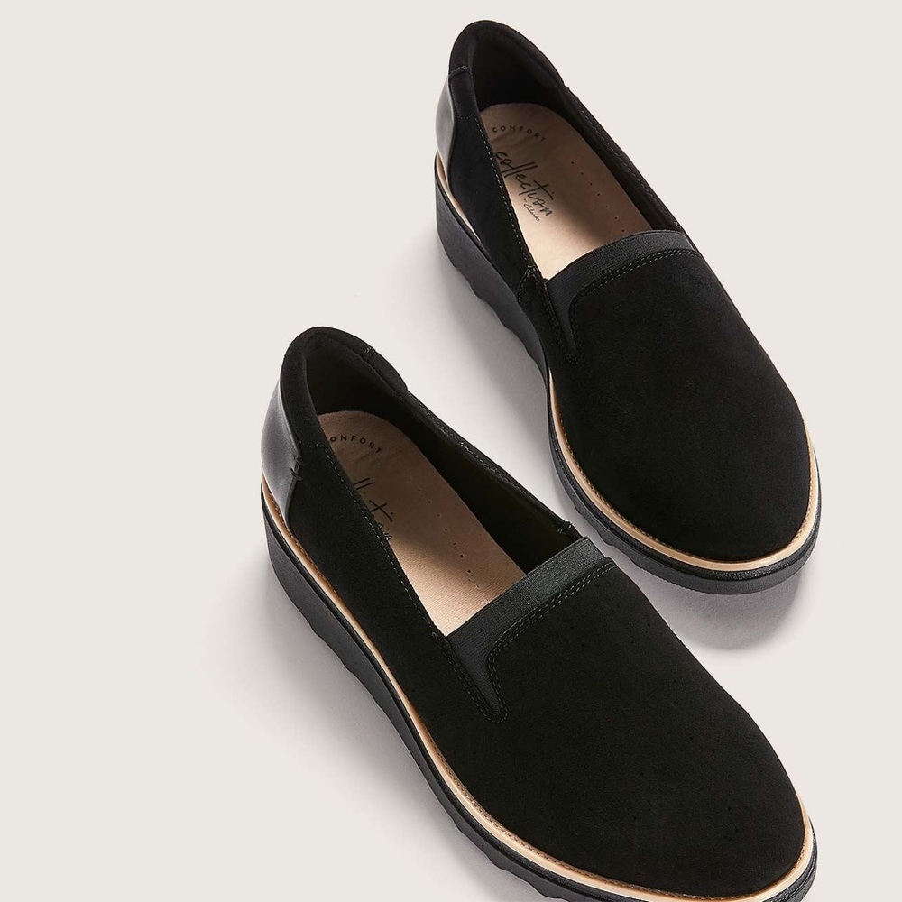 New Sharon Dolly Wide Wedge Casual Shoe - Clarks - Picture 8 of 16